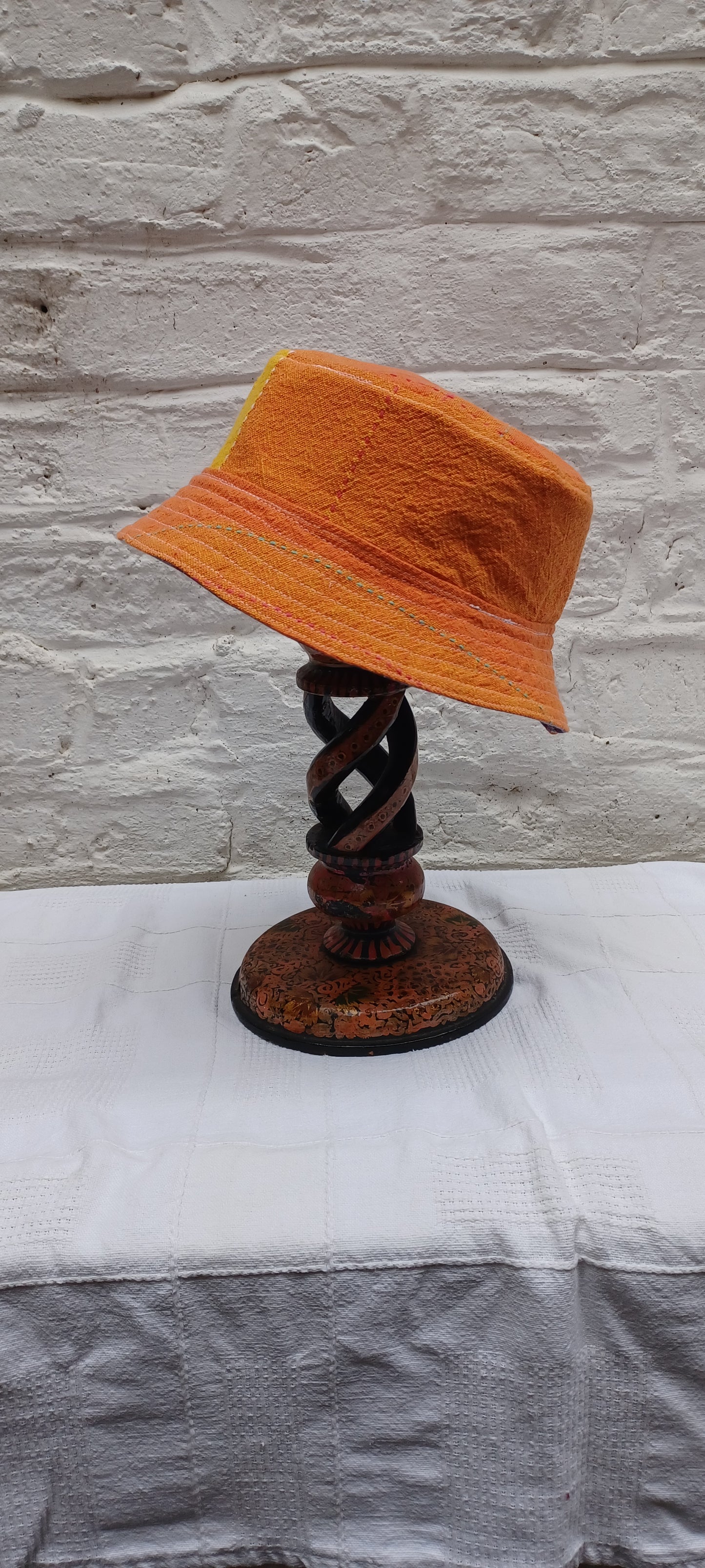 Handmade childrens bucket hat 3-5 yr old