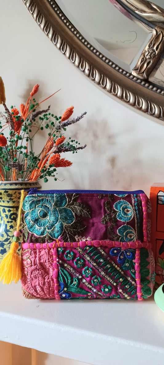 Small pink beauty bag